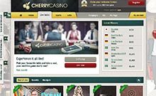 Cherry kasino gjennomgang skjermbilde på  norskcasino1.com 1