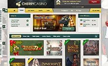 Cherry kasino gjennomgang skjermbilde på  norskcasino1.com 3