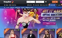 TonyBet kasino gjennomgang skjermbilde på  norskcasino1.com 1