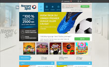 NorgesSpill kasino gjennomgang skjermbilde på  norskcasino1.com 1