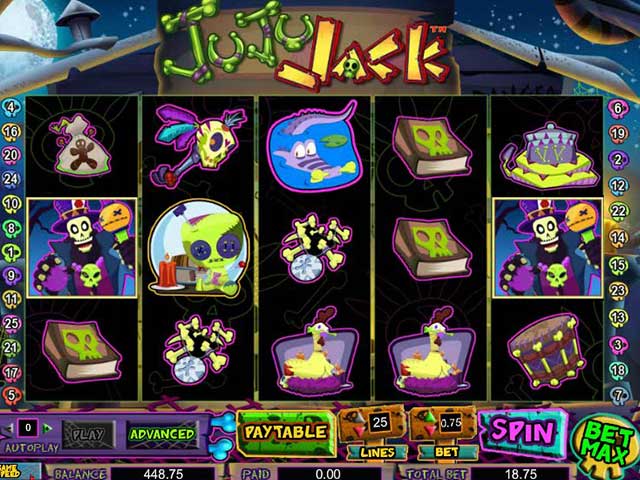 Norske spilleautomater Juju Jack, Cryptologic SS - Himmelspill