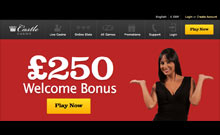 Castle kasino gjennomgang skjermbilde på  norskcasino1.com 2