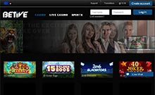 Betive kasino gjennomgang skjermbilde på  norskcasino1.com 3