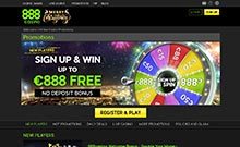 888 kasino gjennomgang skjermbilde på  norskcasino1.com 2