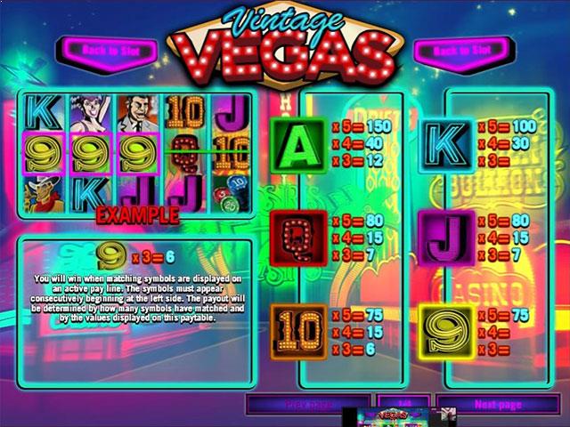 Norske Spilleautomater Vintage Vegas Rival   SS  - Himmelspill