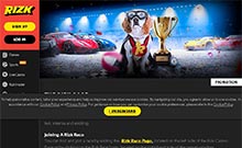 Rizk kasino gjennomgang skjermbilde på  norskcasino1.com 3