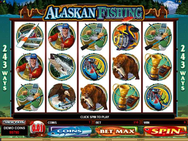 Alaskan Fishing Microgaming spilleautomater screenshot