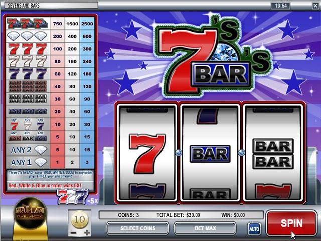 Norske SpilleautomaterSevens and BarsRival  SS  - Himmelspill