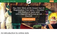 Mr Green kasino gjennomgang skjermbilde på  norskcasino1.com 1
