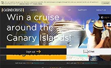 Cruise kasino gjennomgang skjermbilde på  norskcasino1.com 2