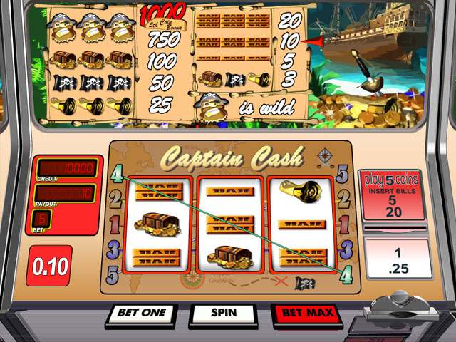 Captain Cash Betsoft himmel spill spilleautomater ss