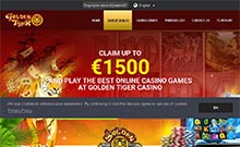 Golden Tiger kasino gjennomgang skjermbilde på  norskcasino1.com 1