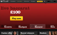 Castle kasino gjennomgang skjermbilde på  norskcasino1.com 3