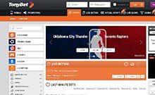 TonyBet kasino gjennomgang skjermbilde på  norskcasino1.com 2