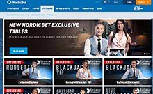 NordicBet kasino gjennomgang skjermbilde på  norskcasino1.com 1