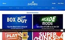 Jackpotjoy kasino gjennomgang skjermbilde på  norskcasino1.com 3