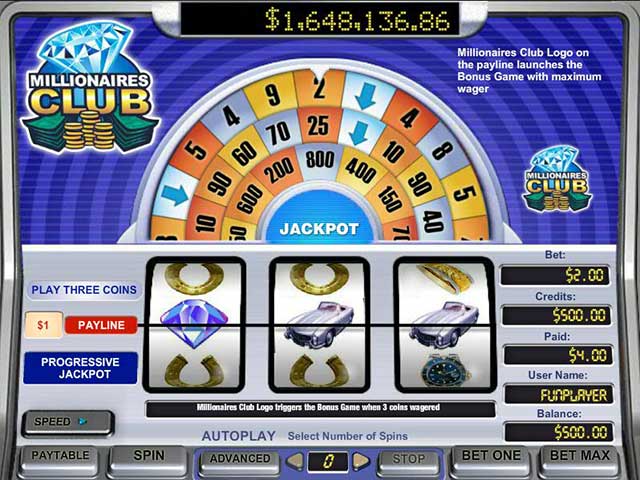 Norske spilleautomater Millionaire's Club, Cryptologic SS - Himmelspill