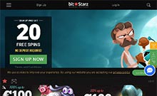 BitStarz kasino gjennomgang skjermbilde på  norskcasino1.com 2
