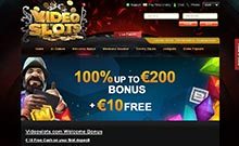 Videoslots kasino gjennomgang skjermbilde på  norskcasino1.com 4