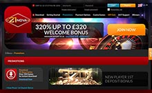 21Nova kasino gjennomgang skjermbilde på  norskcasino1.com 2