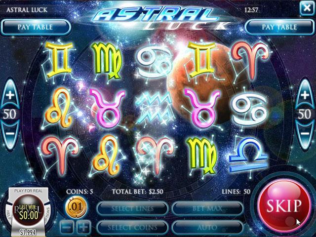 Norske Spilleautomater  Astral Luck Rival  SS  - Himmelspill