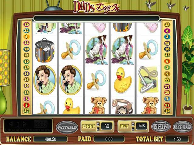 Norske spilleautomater Dad's Day In, Cryptologic SS - Himmelspill