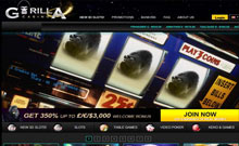 Gorilla kasino gjennomgang skjermbilde på  norskcasino1.com 1