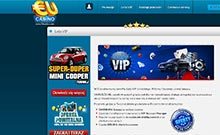 EUCasino kasino gjennomgang skjermbilde på  norskcasino1.com 3