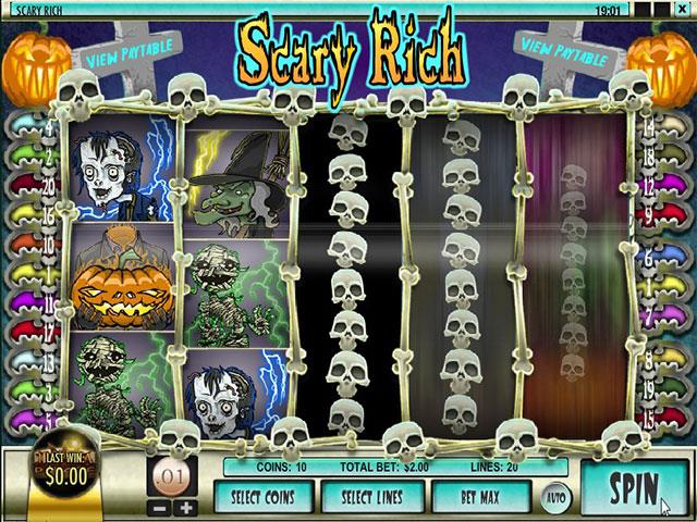 Norske Spilleautomater Scary Rich Rival   SS  - Himmelspill