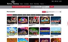 Royal Panda kasino gjennomgang skjermbilde på  norskcasino1.com 2