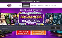 Zodiac kasino gjennomgang skjermbilde på  norskcasino1.com 3