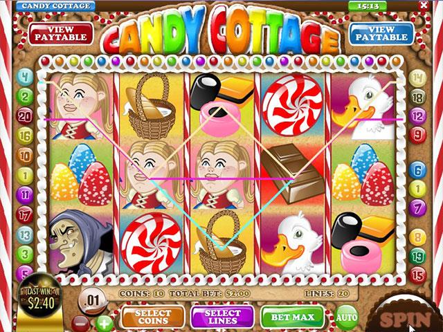 Norske Spilleautomater  Candy Cottage Rival  SS  - Himmelspill