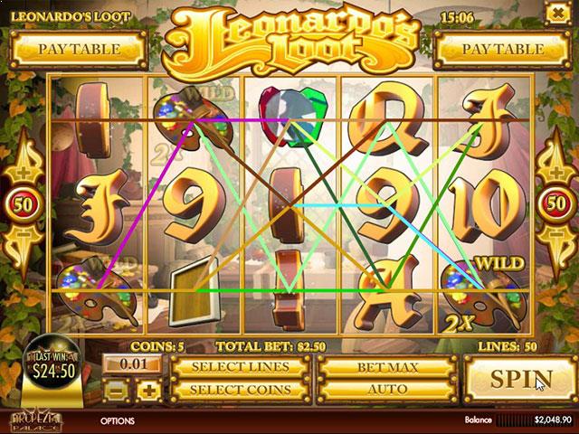 Norske Spilleautomater   Leonardo's Loot Rival   SS  - Himmelspill