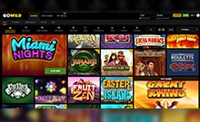 GoWild kasino gjennomgang skjermbilde på  norskcasino1.com 4