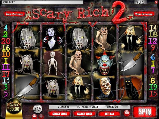 Norske Spilleautomater Scary Rich 2 Rival   SS  - Himmelspill