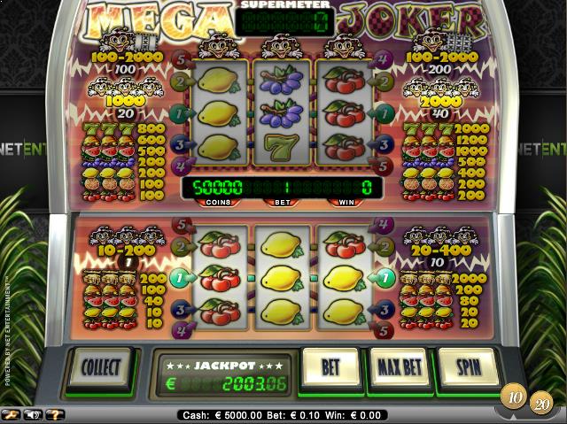 online Spilleautomater Mega Joker NetEnt