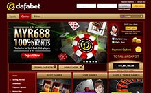 Dafabet kasino gjennomgang skjermbilde på  norskcasino1.com 4