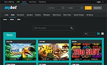 Mybet kasino gjennomgang skjermbilde på  norskcasino1.com 2