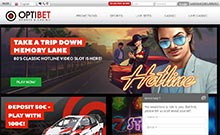 Optibet kasino gjennomgang skjermbilde på  norskcasino1.com 1