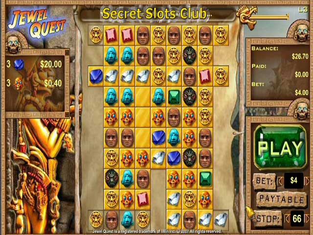 Norske spilleautomater Jewel Quest, Cryptologic SS - Himmelspill