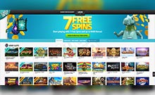 LuckyDino kasino gjennomgang skjermbilde på  norskcasino1.com 3