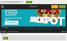 Gala kasino gjennomgang skjermbilde på  norskcasino1.com 2