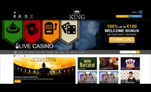 King kasino gjennomgang skjermbilde på  norskcasino1.com 4