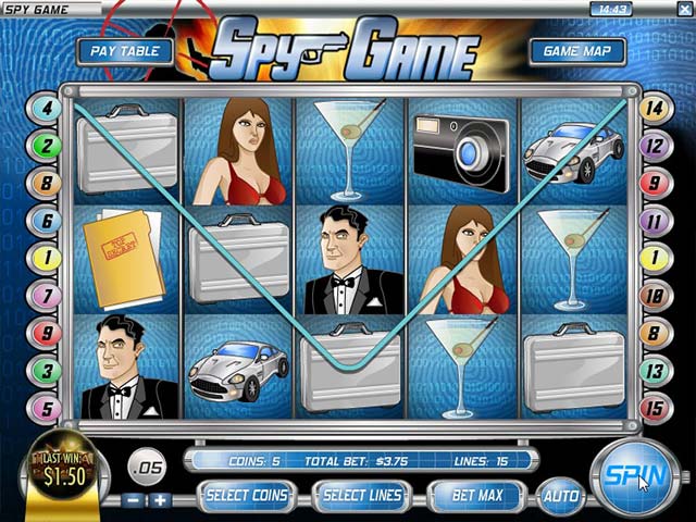 Norske Spilleautomater Spy Game, Rival SS - Himmelspill