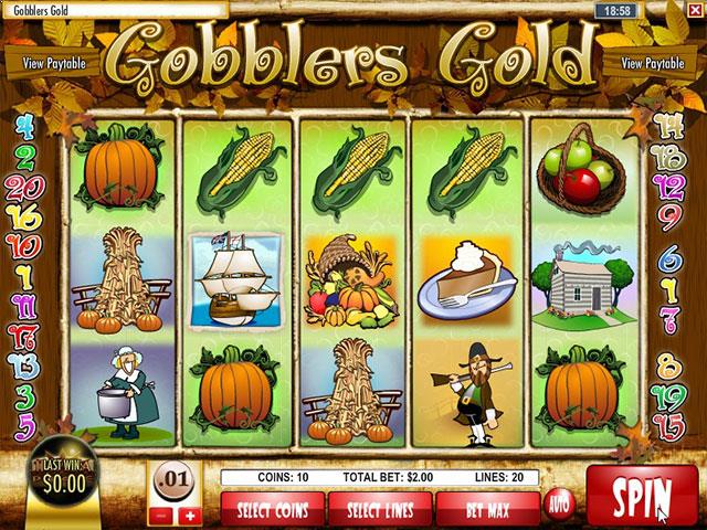 Norske Spilleautomater   Gobbler's Gold Rival   SS  - Himmelspill