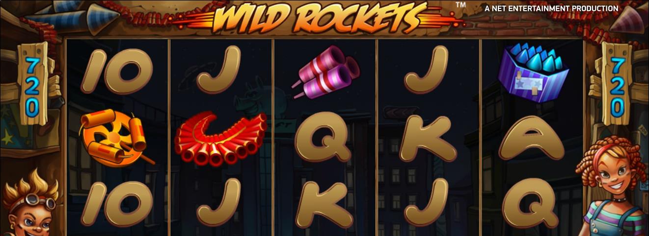 Wild Rockets spilleautomater NetEnt  norskcasino1.com
