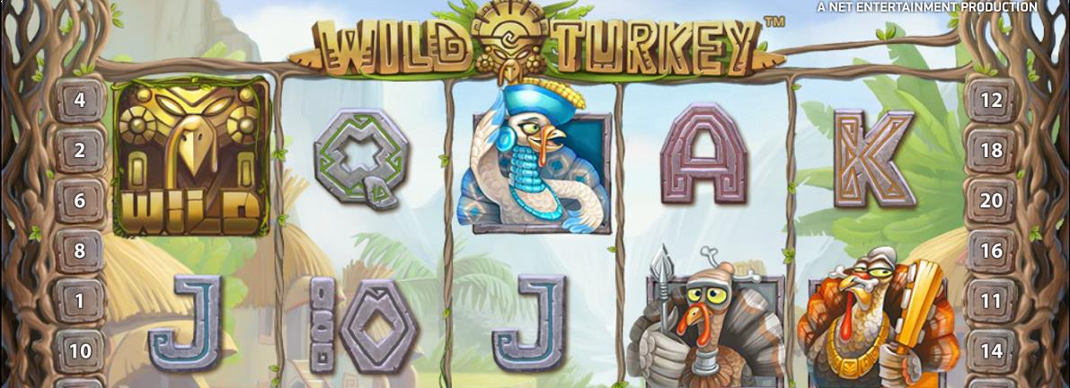 Wild Turkey spilleautomater NetEnt  norskcasino1.com