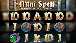 Mini Spell spilleautomater NetEnt  norskcasino1.com